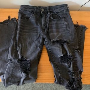 American Eagle Super Stretch Ripped Skinny Jean